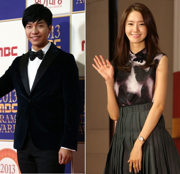 Lee Seung-gi(left), YoonA (Yonhap News)