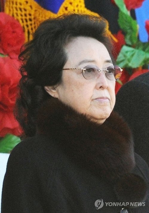 Kim Kyong-hui, the wife of the recently purged No.2 man Jang Song-thaek (Yonhap)