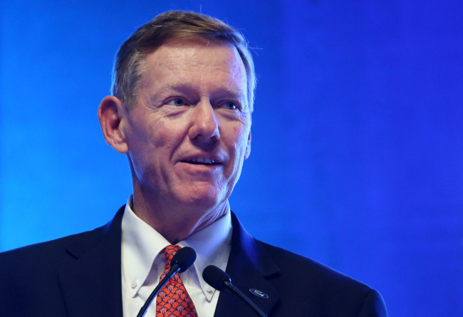 Alan Mulally, president and chief executive officer of Ford Motor Co. (Bloomberg)