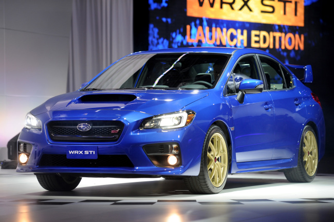 Subaru WRX STI. (Bloomberg)