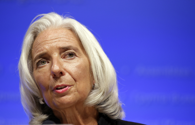 Christine Lagarde. (AP-Yonhap News)