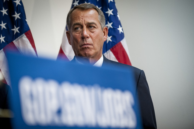 House Speaker John Boehner. (Bloomberg)