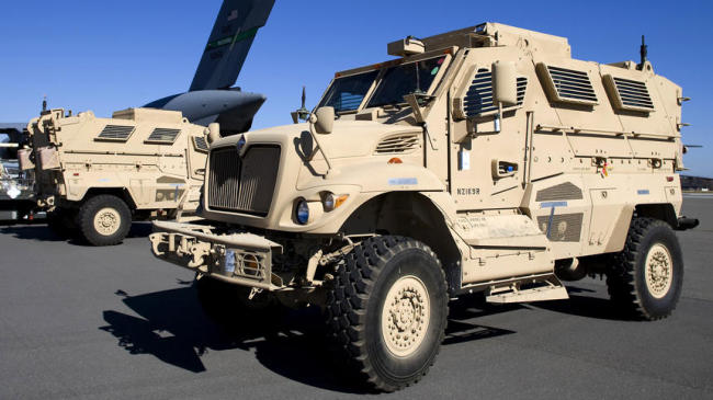 The U.S. Army plans to deploy Mine Resistant Ambush Protected vehicles (photo) to South Korea amid rising tensions on the Korean Peninsula.