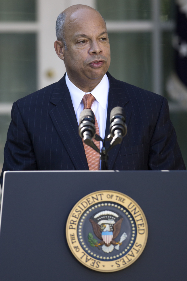 Homeland Security Secretary Jeh Johnson. (Bloomberg)