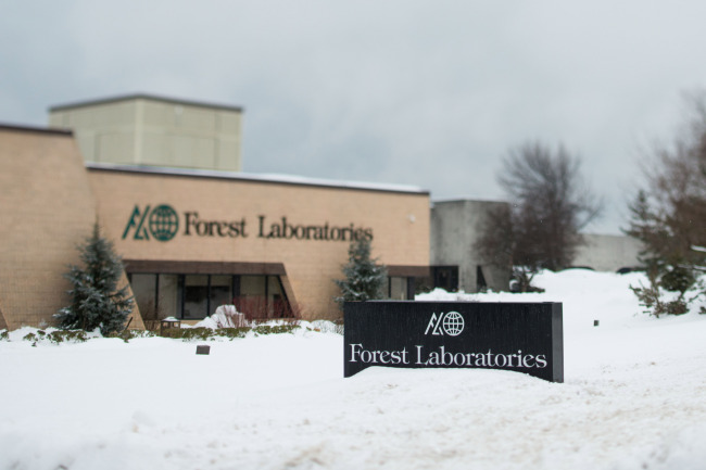 A Forest Laboratories Inc. facility in Hauppauge, New York. (Bloomberg)