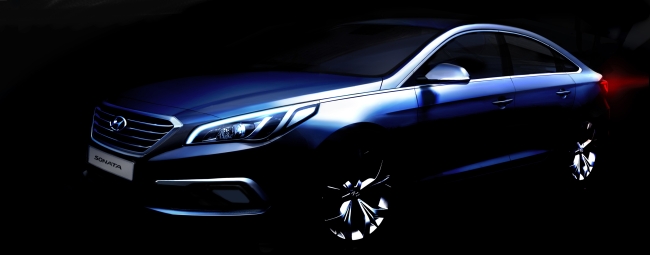 A rendering of the new Hyundai Sonata. (Hyundai Motor)