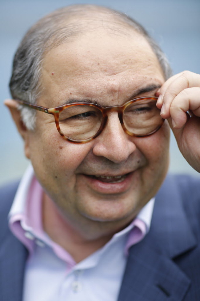 Russian billionaire Alisher Usmanov. (Bloomberg)