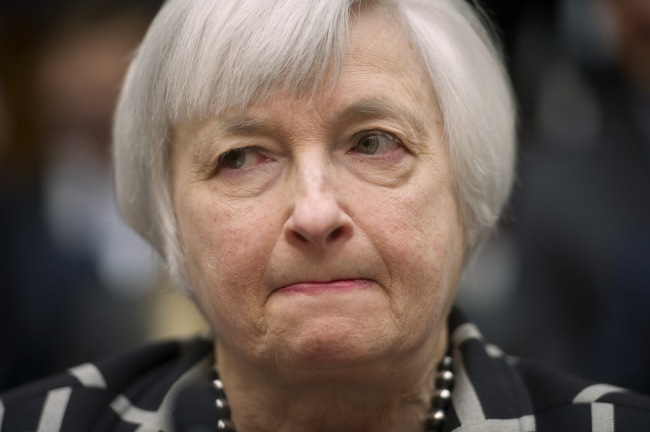 Federal Reserve Chair Janet Yellen. (AP-Yonhap)