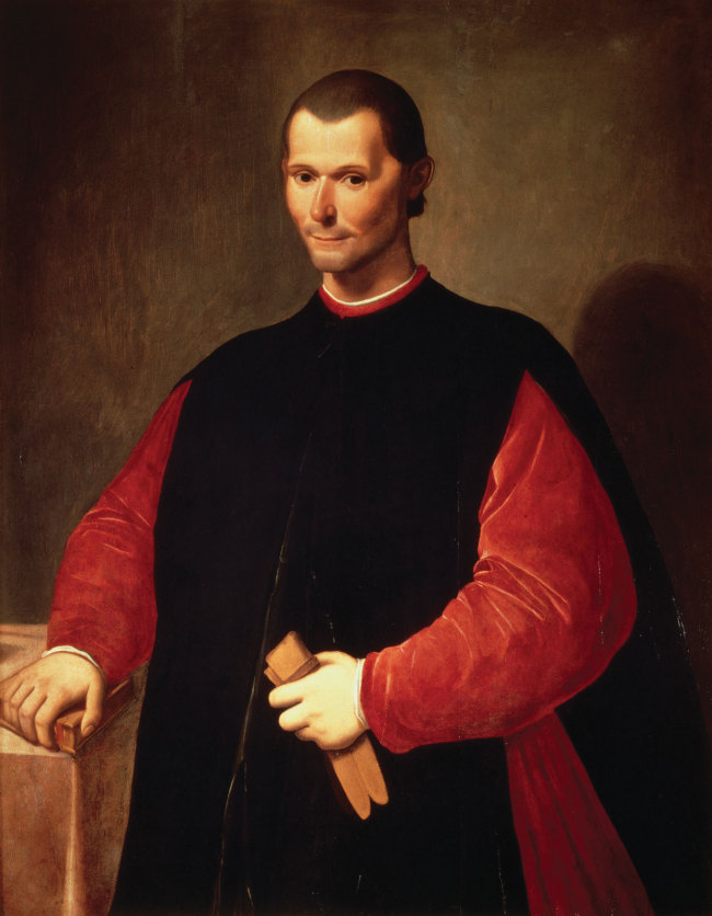 A portrait of Machiavelli (National Library of Korea)