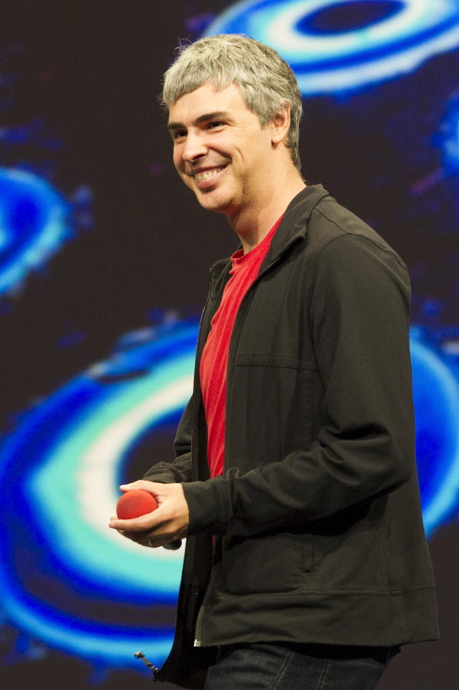 Larry Page, co-founder and CEO at Google Inc.(Bloomberg)