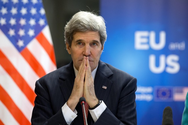 U.S. Secretary of State John Kerry. (AP-Yonhap)