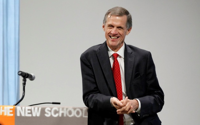 David E. Van Zan, president of New School University. (New School University)