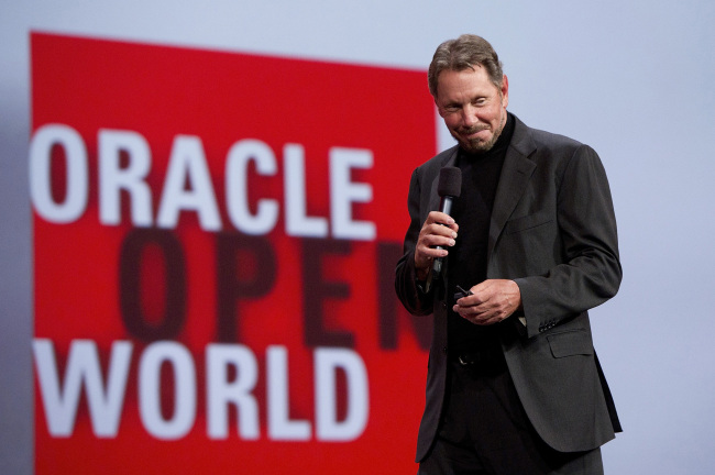 Larry Ellison, chief executive officer of Oracle Corp. (Bloomberg)