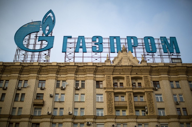 The OAO Gazprom building in Moscow. ( Bloomberg)