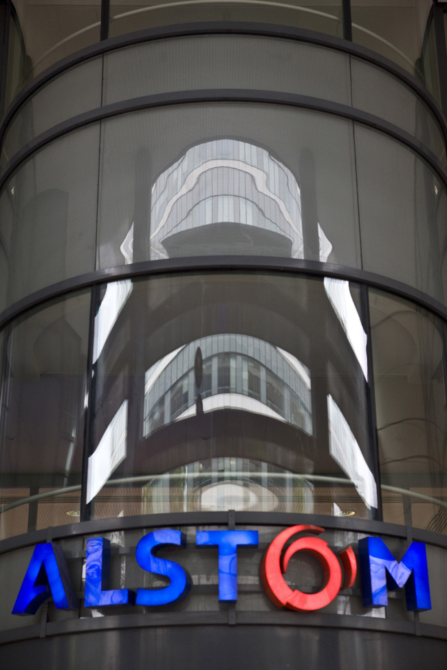 Alstom SA headquarters in Paris. (Bloomberg)