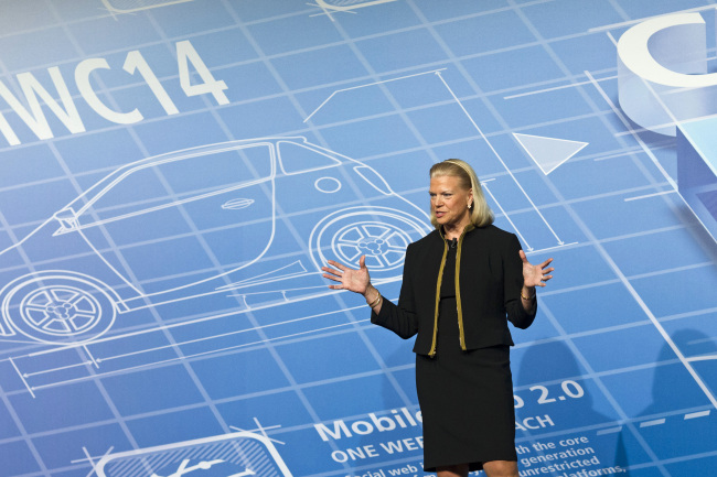 IBM CEO Ginni Rometty. (Bloomberg)