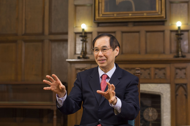 Naoyuki Yoshino, dean of the Asian Development Bank Institute and professor of economics at Keio University in Tokyo. (ADBI)