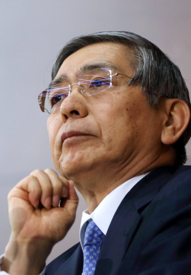 Bank of Japan Gov. Haruhiko Kuroda. (Bloomberg)