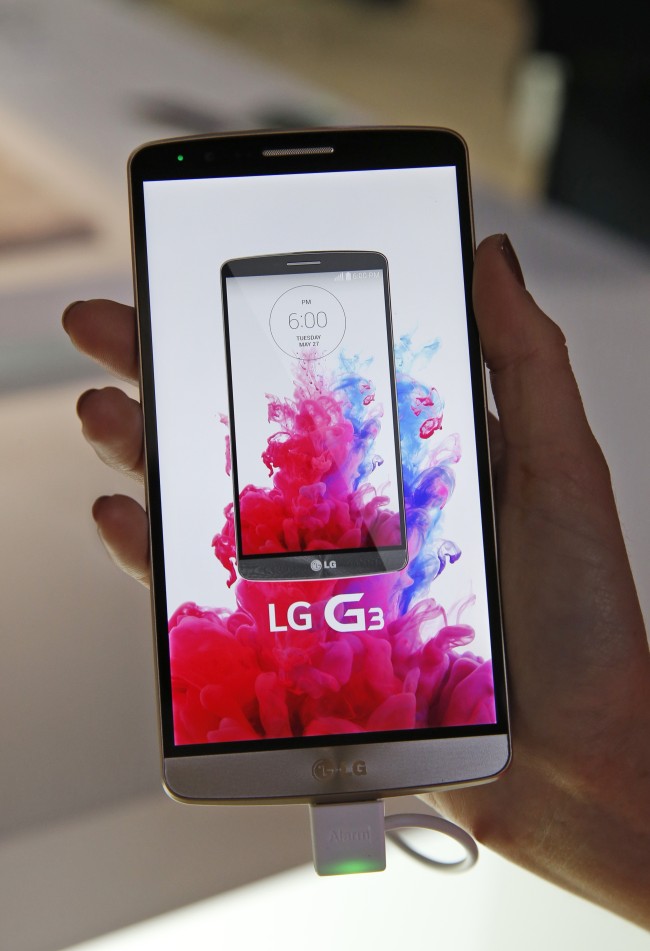 LG new smartphone G3 (AP-Yonhap)