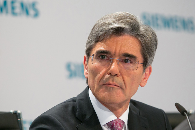 Joe Kaeser, CEO of Siemens AG. (Bloomberg)