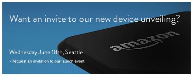 Amazon will hold an event on June 18 at which it is expected to show off a new device, possibly with a 3-D interface. (Yonhap)