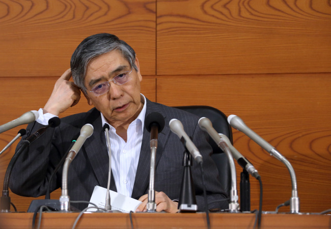 Bank of Japan Gov. Haruhiko Kuroda. (Bloomberg)