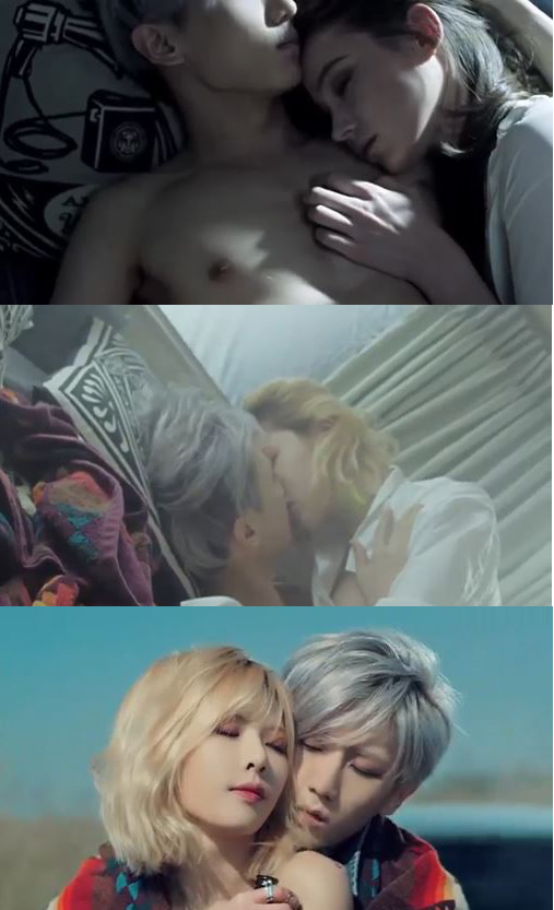 HyunA and Hyunseung. (official music video of 