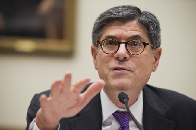 U.S. Treasury Secretary Jacob Lew. (AP-Yonhap)