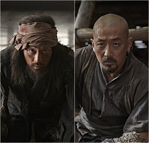 Film stills of actor Ha Jung-woo in “Kundo: Age of the Rampant” (Showbox)