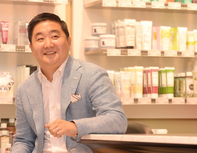 SkinRx CEO Kim Do-kyun (Ahn Hoon/The Korea Herald)