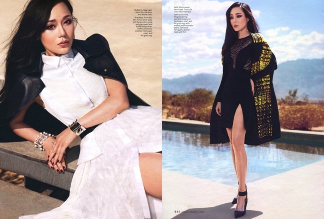 Actress Kim Yun-jin appears on the U.S. edition of fashion magazine 