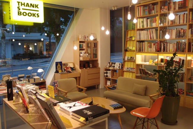 Thanks Books flaunts a stylish interior design and book displays. (Thanks Books)