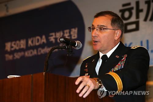 USFK commnader Curtis Scaparrotti (Yonhap)