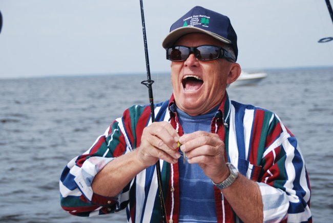 A visitor enjoys fishing on Lake of the Woods. (Myscha Theriault/MCT)