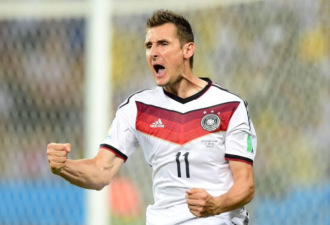 Germany’s forward Miroslav Klose (AFP-Yonhap)