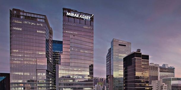 Mirae Asset Financial Group’s headquarters in central Seoul. (Mirae Asset Financial Group)