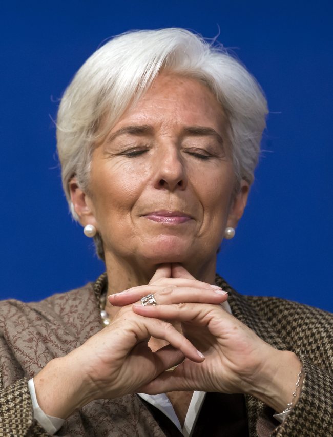 IMF chief Christine Lagarde. (EPA-Yonhap)