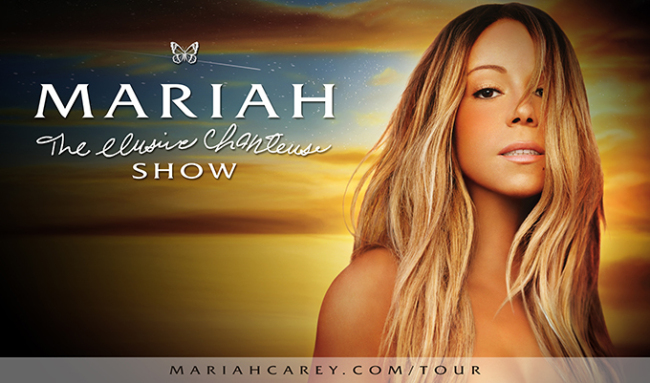 Poster for Mariah Carey’s world tour. ( Mariah Carey’s official website)