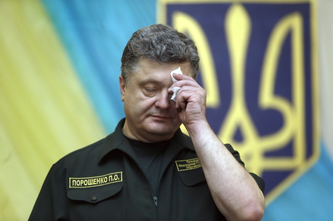 Ukrainian President Petro Poroshenko. (AP-Yonhap)