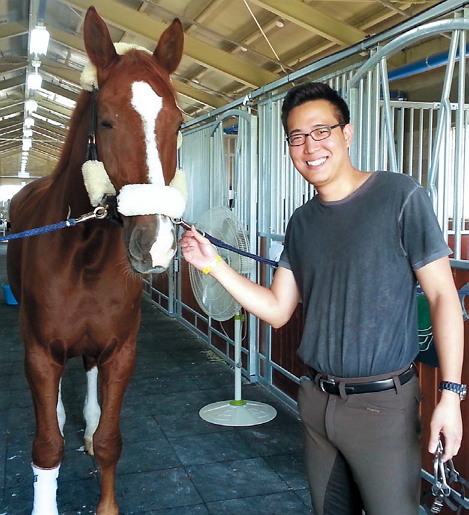 South Korean horseback rider Kim Dong-seon (Yonhap)