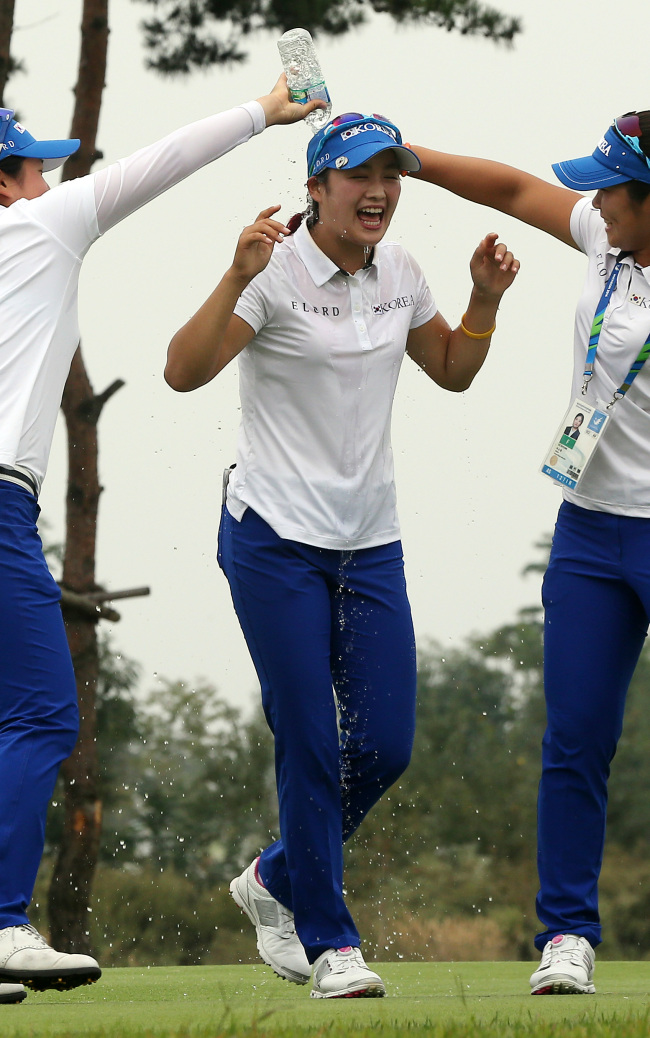 [Asian Games] Gold in women's golf