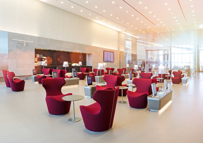 Qatar Airways’ Al Mourjan Business Lounge