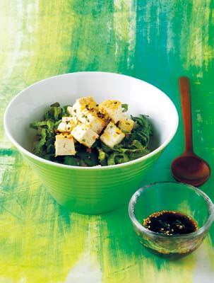 Tofu bibimbap in soy sauce (Leescom)