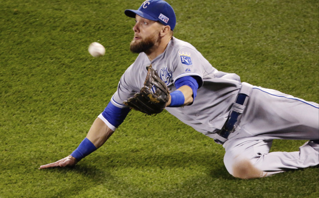 Kansas City Royals outfielder Alex Gordon. (AP-Yonhap)