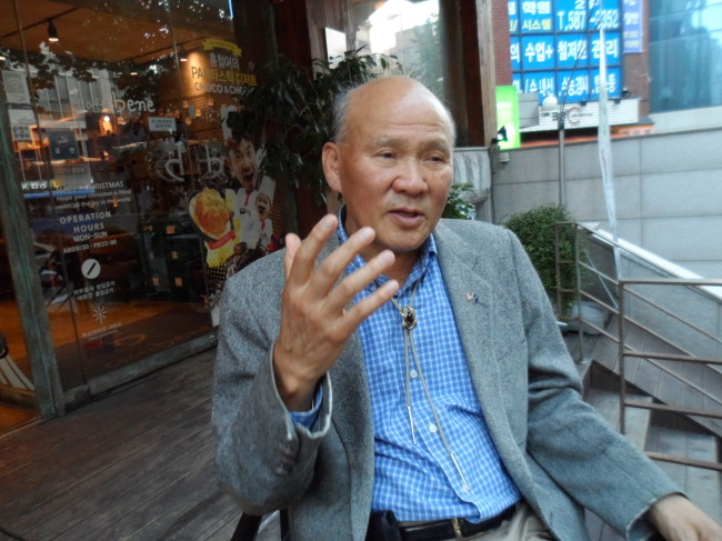 Former Oregon Sen. John Lim speaks during an interview with The Korea Herald. (Shin Hyon-hee/The Korea Herald)