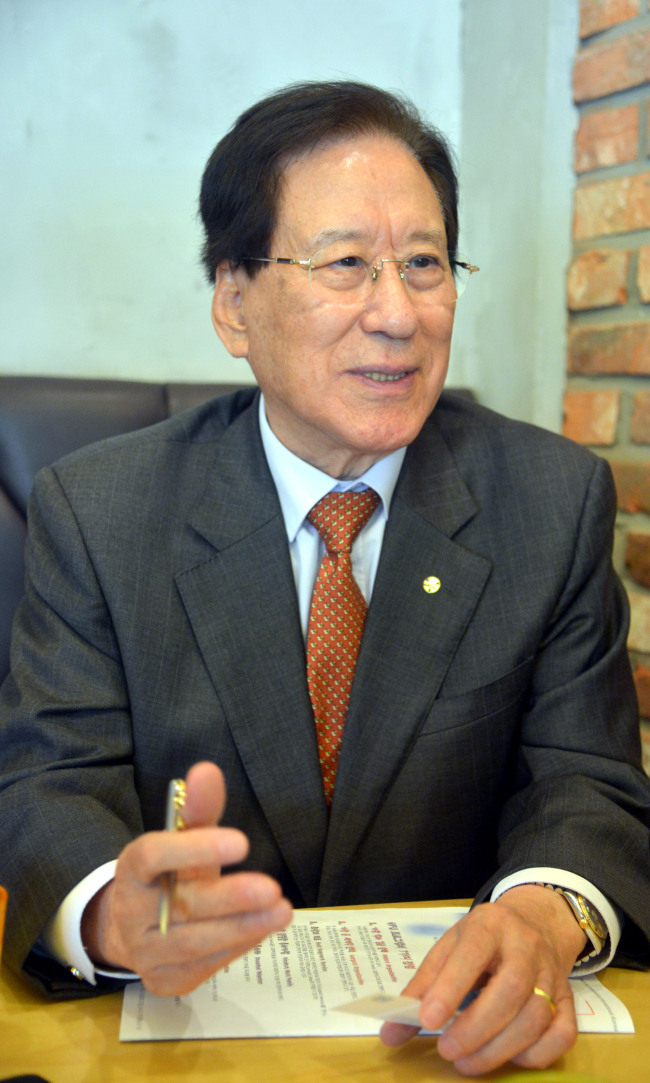 Shin Chung-ha, president of YFU International Korea (Kim Myung-sub/The Korea Herald)