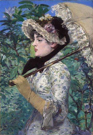 French Impressionist Edouard Manet’s “Spring.” (AP)