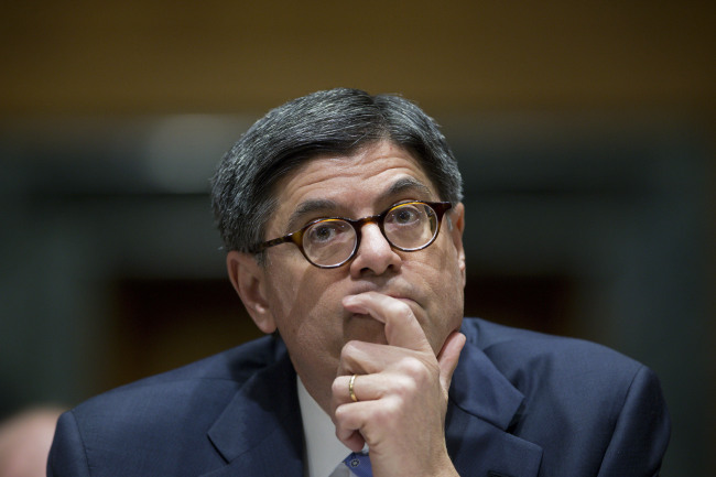 U.S. Treasury Secretary Jacob Lew. (Bloomberg)