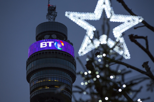 The BT Tower in London (Bloomberg)