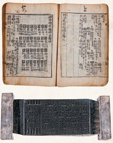 Dating back to 1460, the woodblocks used for the printingof the rhyme dictionary Baeja Yebu Unryak are the oldestof all wooden slabs housed at Jangpangak. (ACKS)